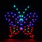 4m sq 344Bulbs Butterfly LED Kite