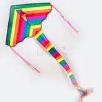 Rainbow Delta Kite [Small] 彩虹(小）三角风筝