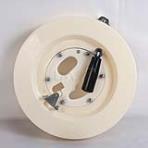 28cm  White Reel With Additional Long Handle [Empty]