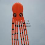 15m Orange Octopus Soft Kite [Walkinsky]