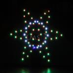 4m sq 248Bulbs Night Blossom LED Kite