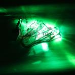 32Bulbs Green LED Line String [6m][+Battery]