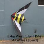 2.4m Wasp Stunt Kite [Albatross][Loud]